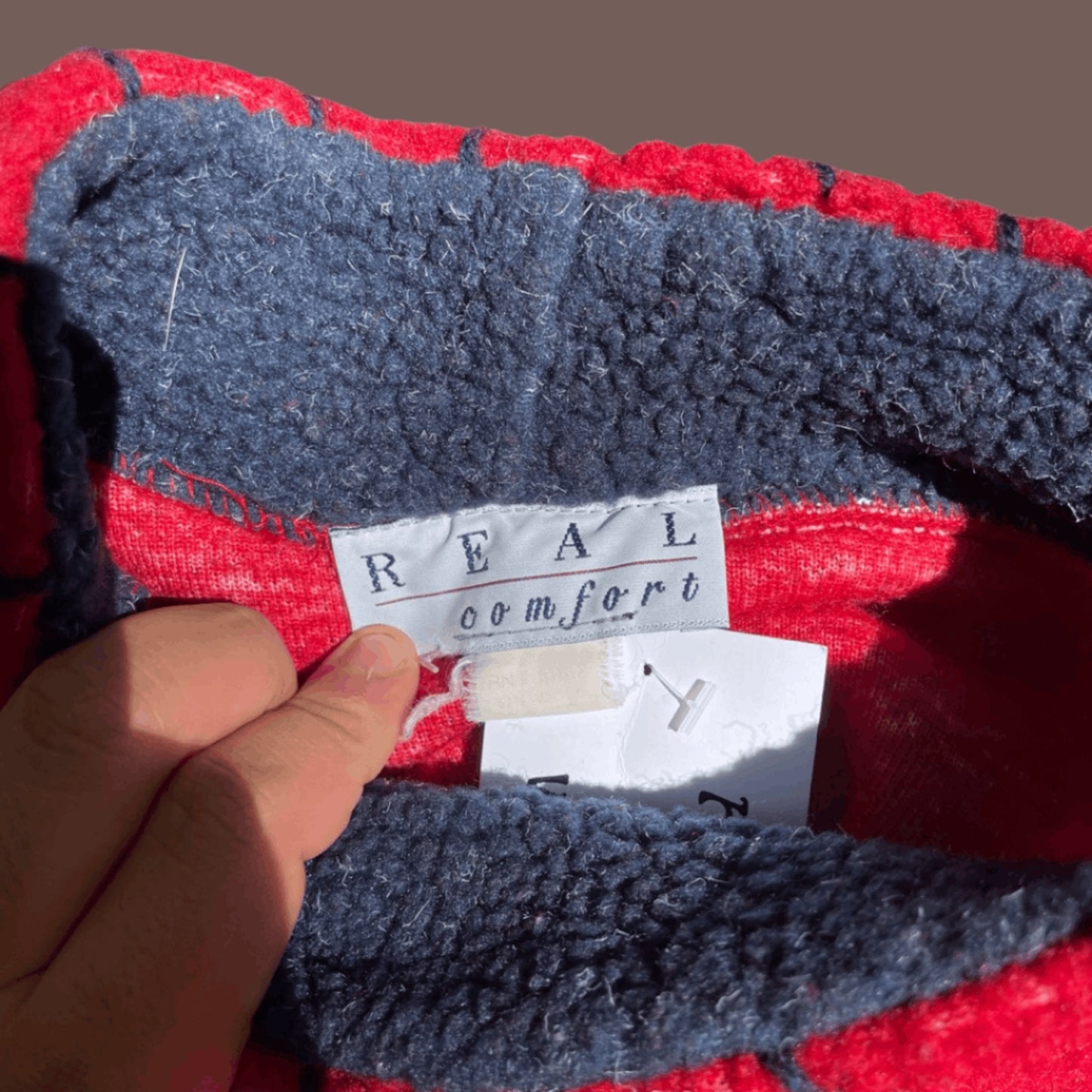 Retro Real Comfort American Flag Fleece Pullover – 90s Heritage Style