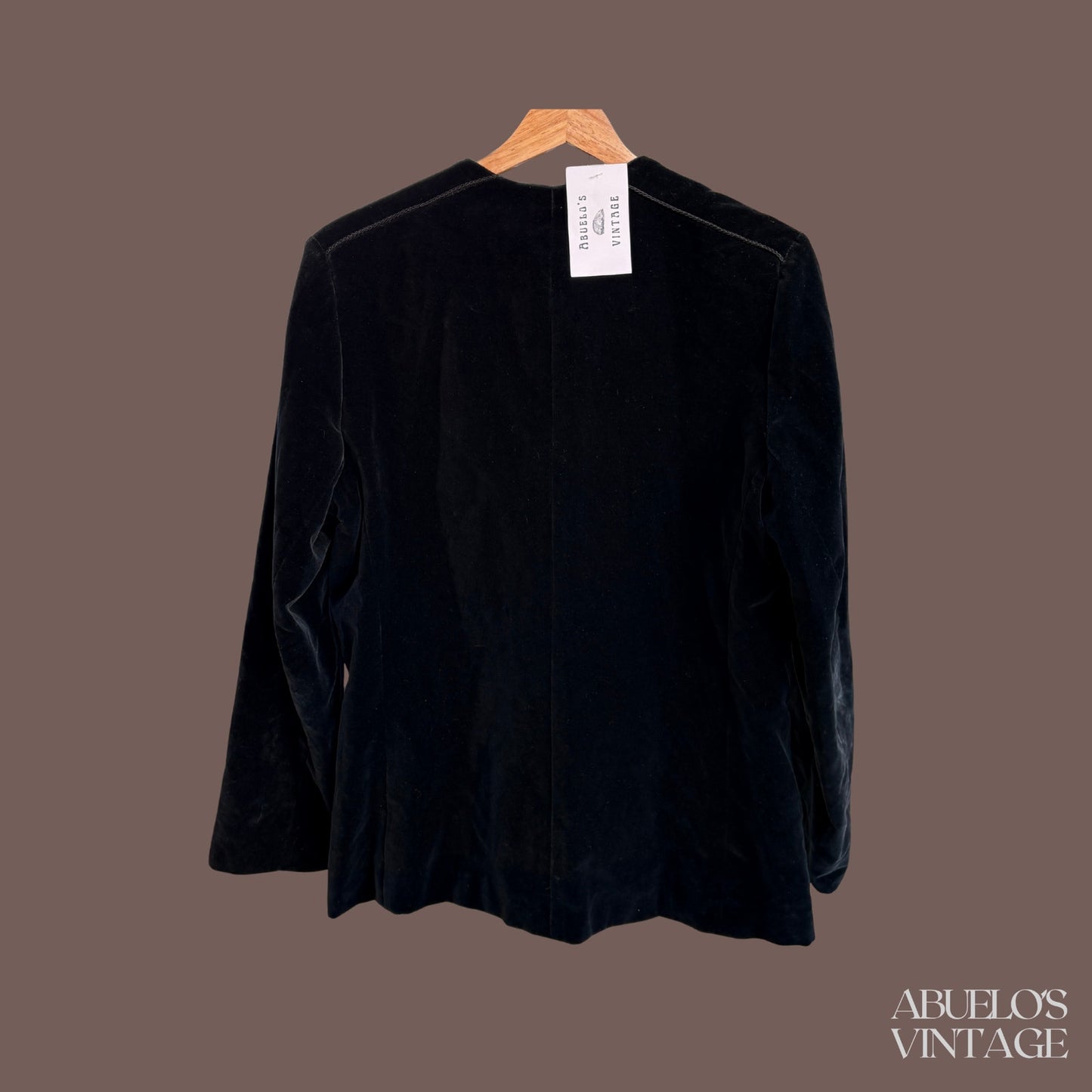 Vintage I. Magnin Velvet Blazer Jacket – Minimalist Evening