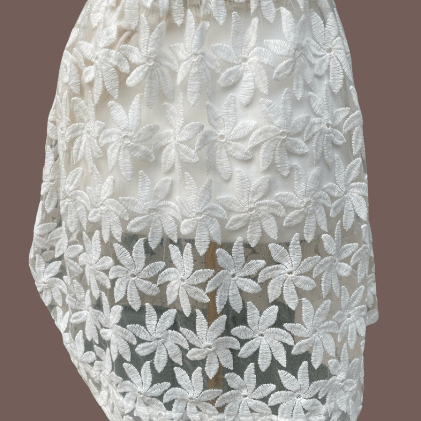 Vintage Forever 21 Embroidered Floral Mini Dress – 2010s Coquette Revival