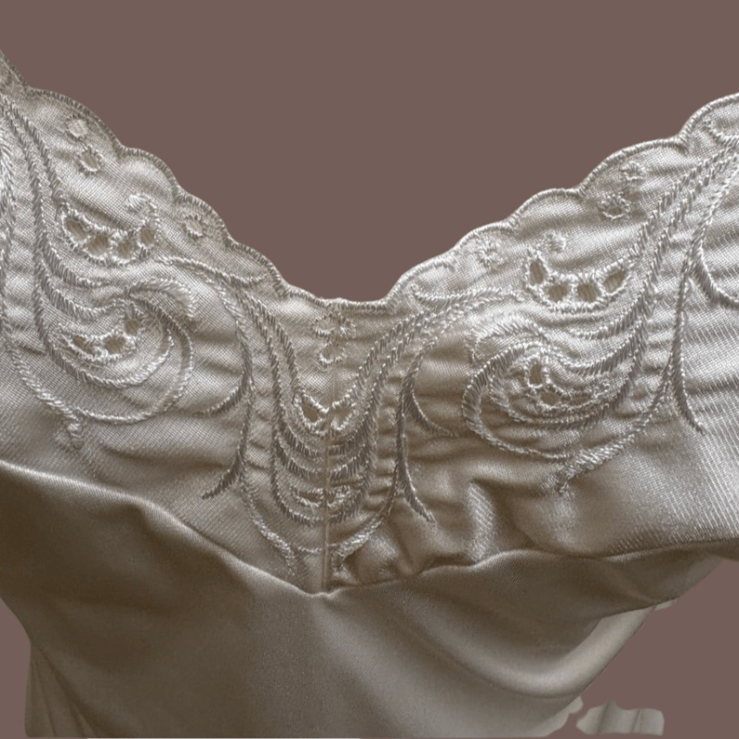 Vintage Vanity Fair Satin Lace Camisole – 70s Romantic Lingerie