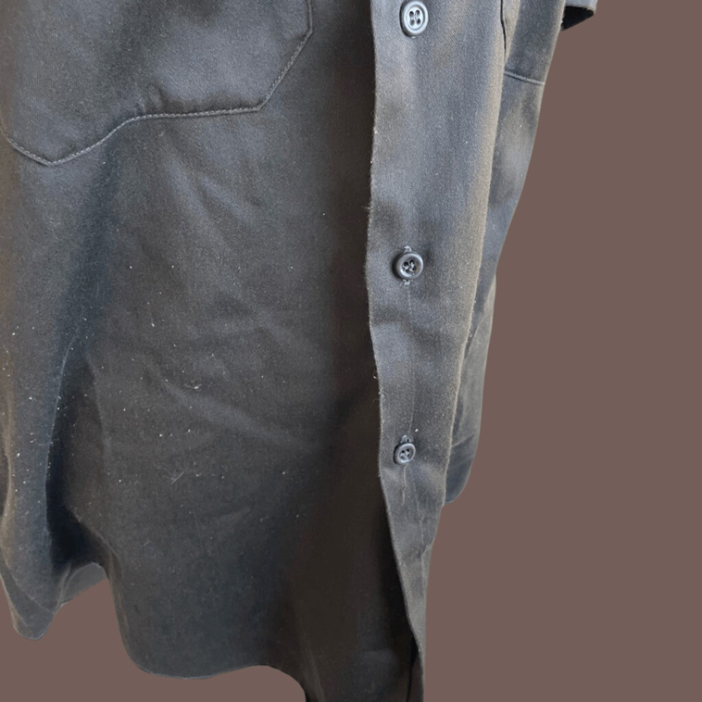 Vintage Big Mac Work Shirt – 60s Brown Minimal Utility