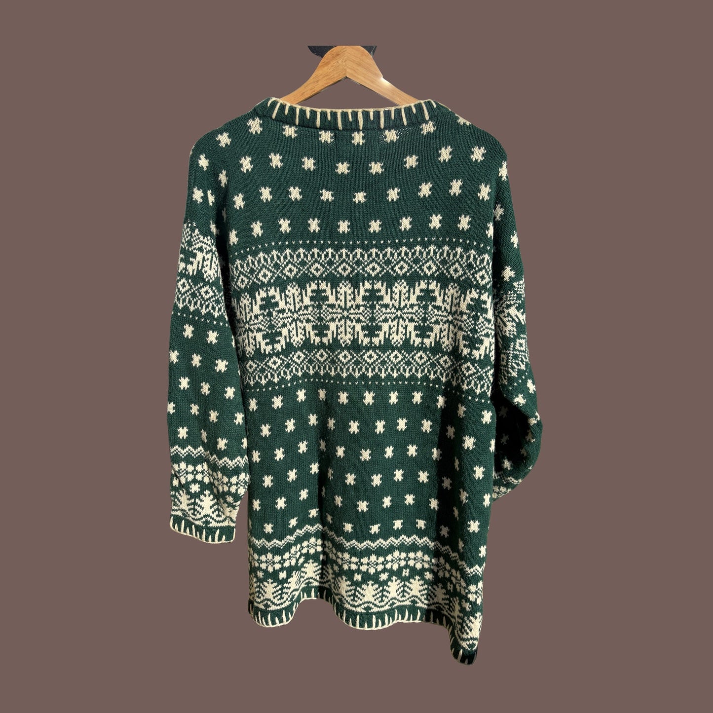 Vintage Muskoka Lakes Nordic Sweater – Cozy Cabin Core