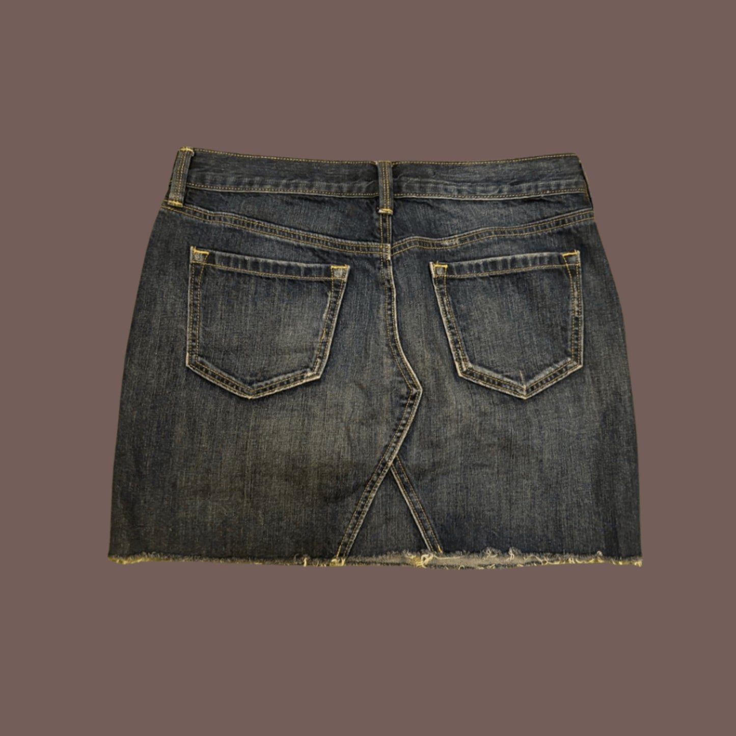 Vintage Old Navy Distressed Denim Mini Skirt – Y2K Mall Era