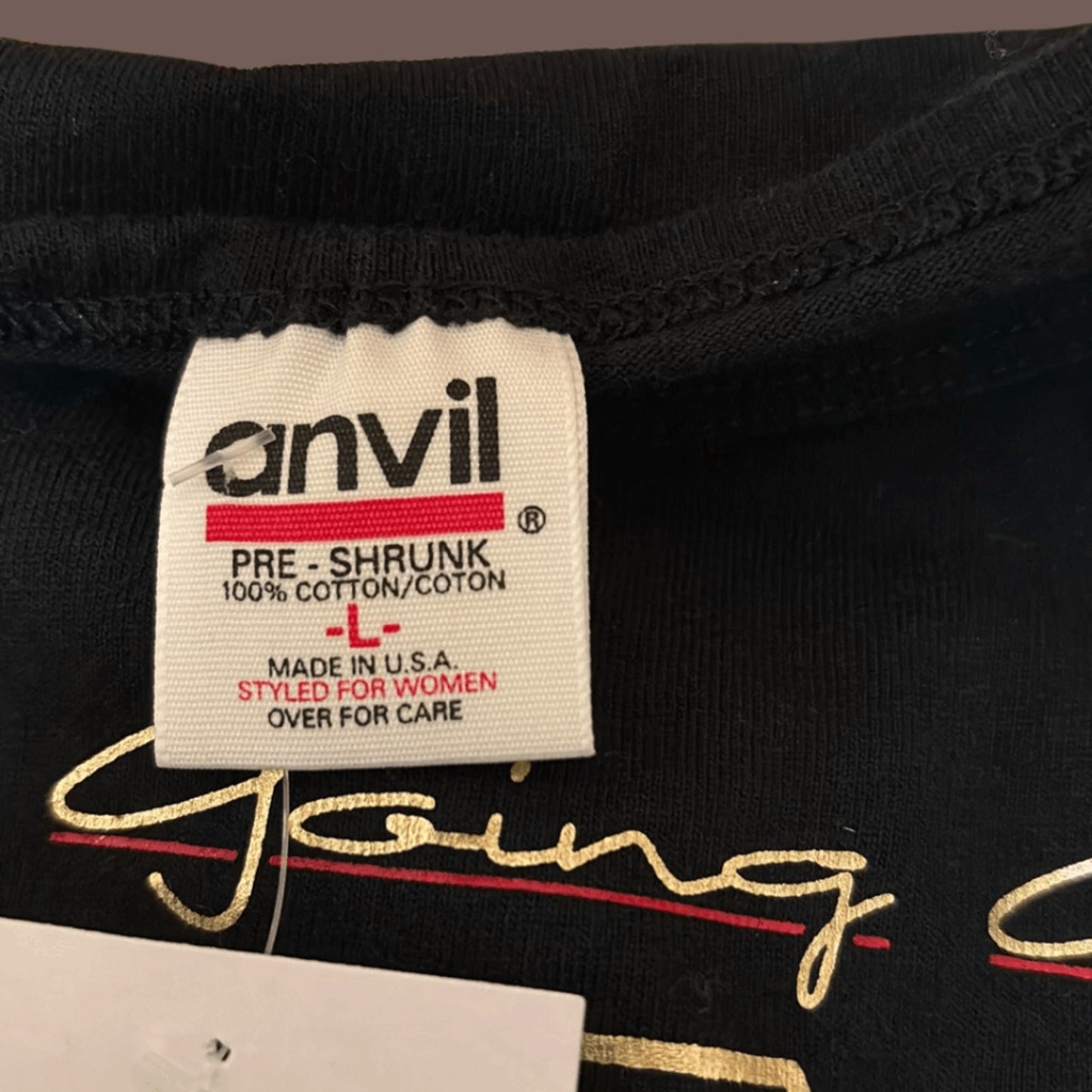 Vintage Wine Graphic Tee – 90s Single Stitch Cotton