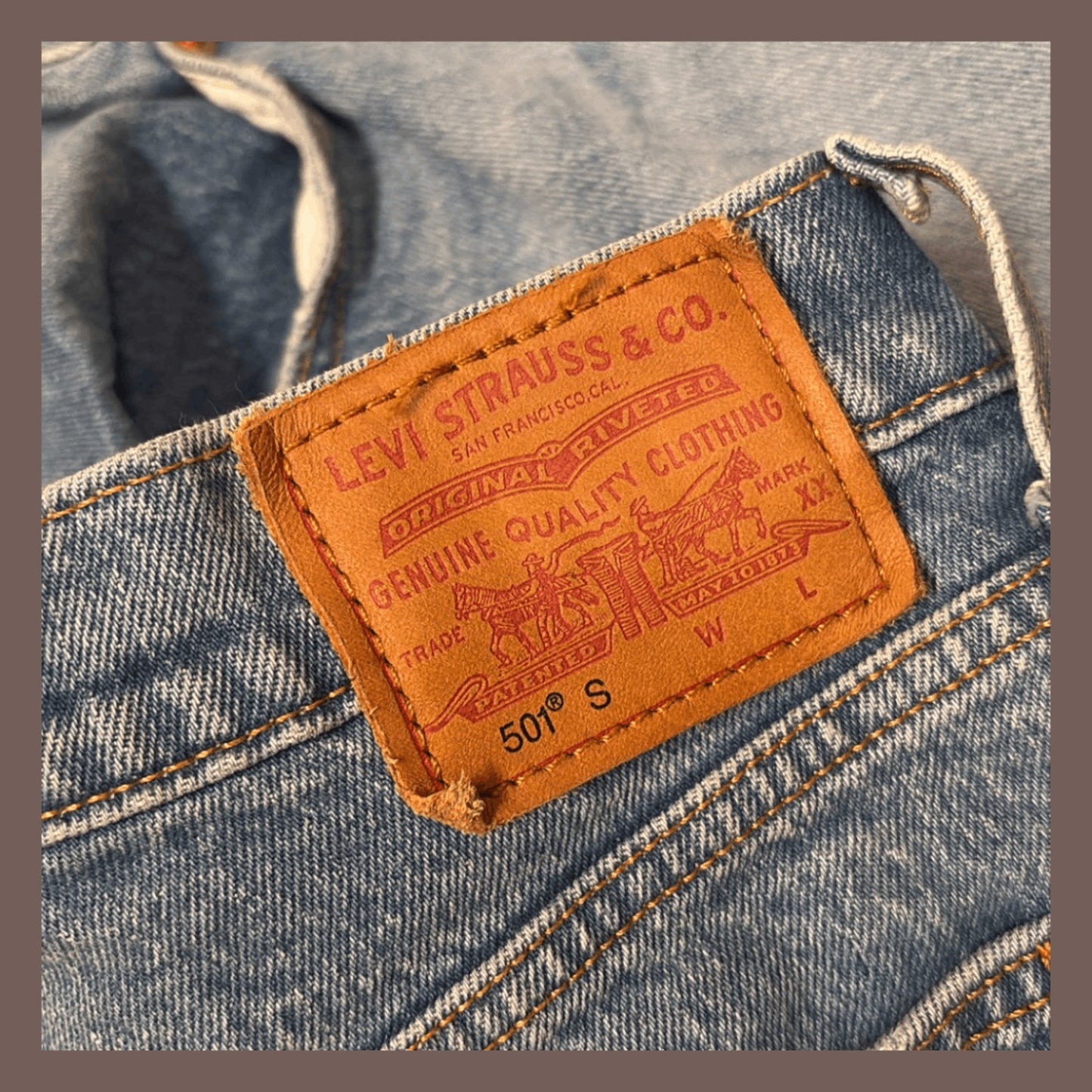 Levi’s Premium 501S Big E Revival Jeans – Distressed Grunge Classic