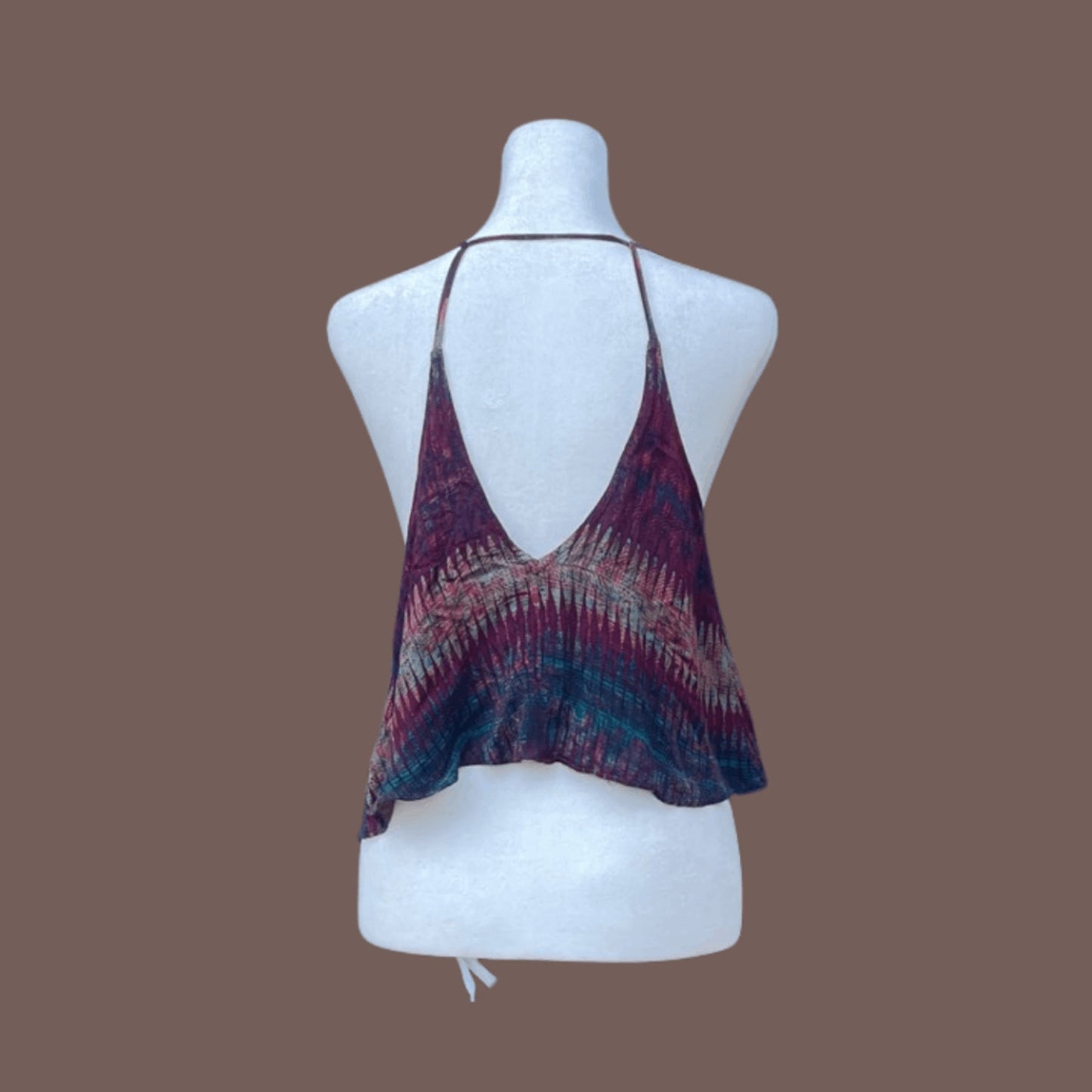 Vintage Silence + Noise Abstract Rayon Tank – 2010s Indie Darling