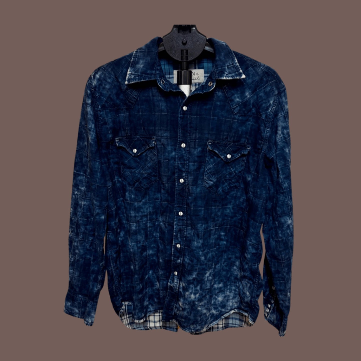 Vintage Ryan Michael Tie-Dye Western Snap Shirt – Rodeo Classic