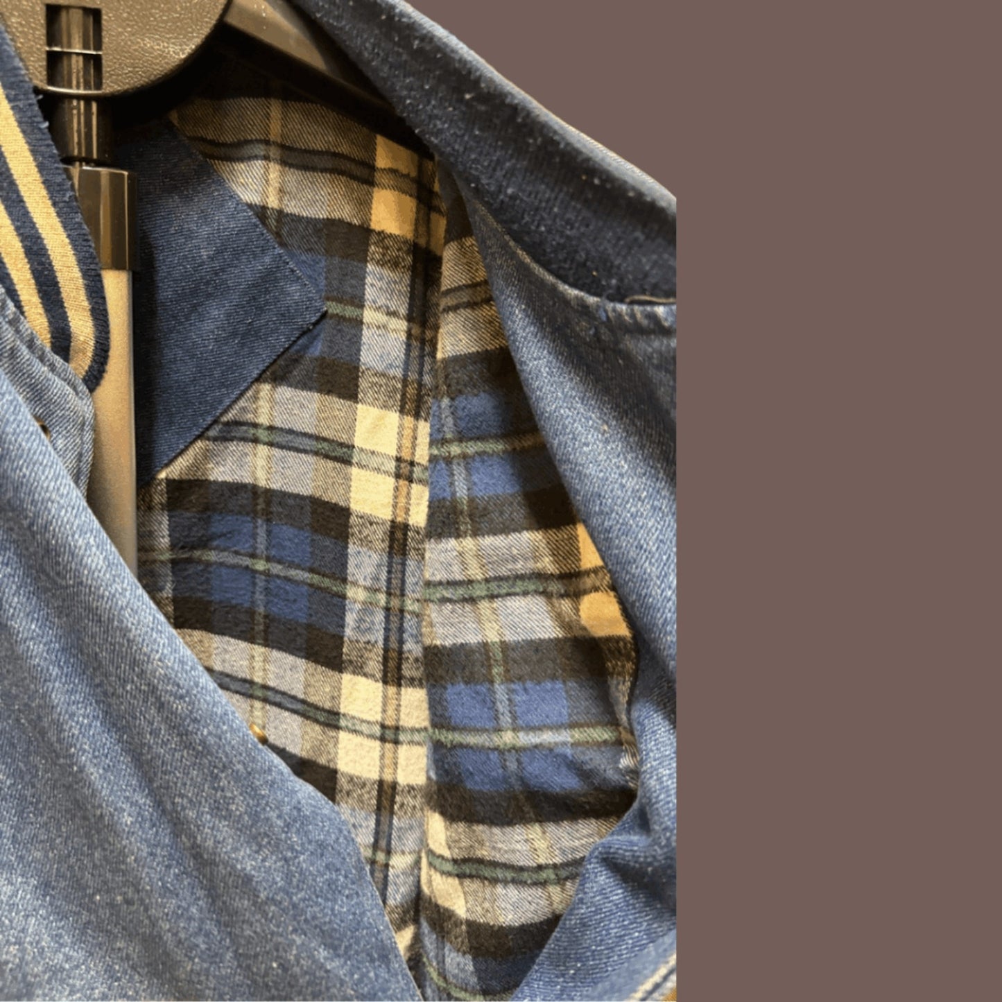 Vintage Six Flags Marine World Varsity Jacket – 90s Dolphin Denim