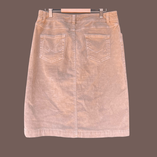 Vintage St. John’s Bay Corduroy Maxi Skirt – Y2K Preppy Neutral