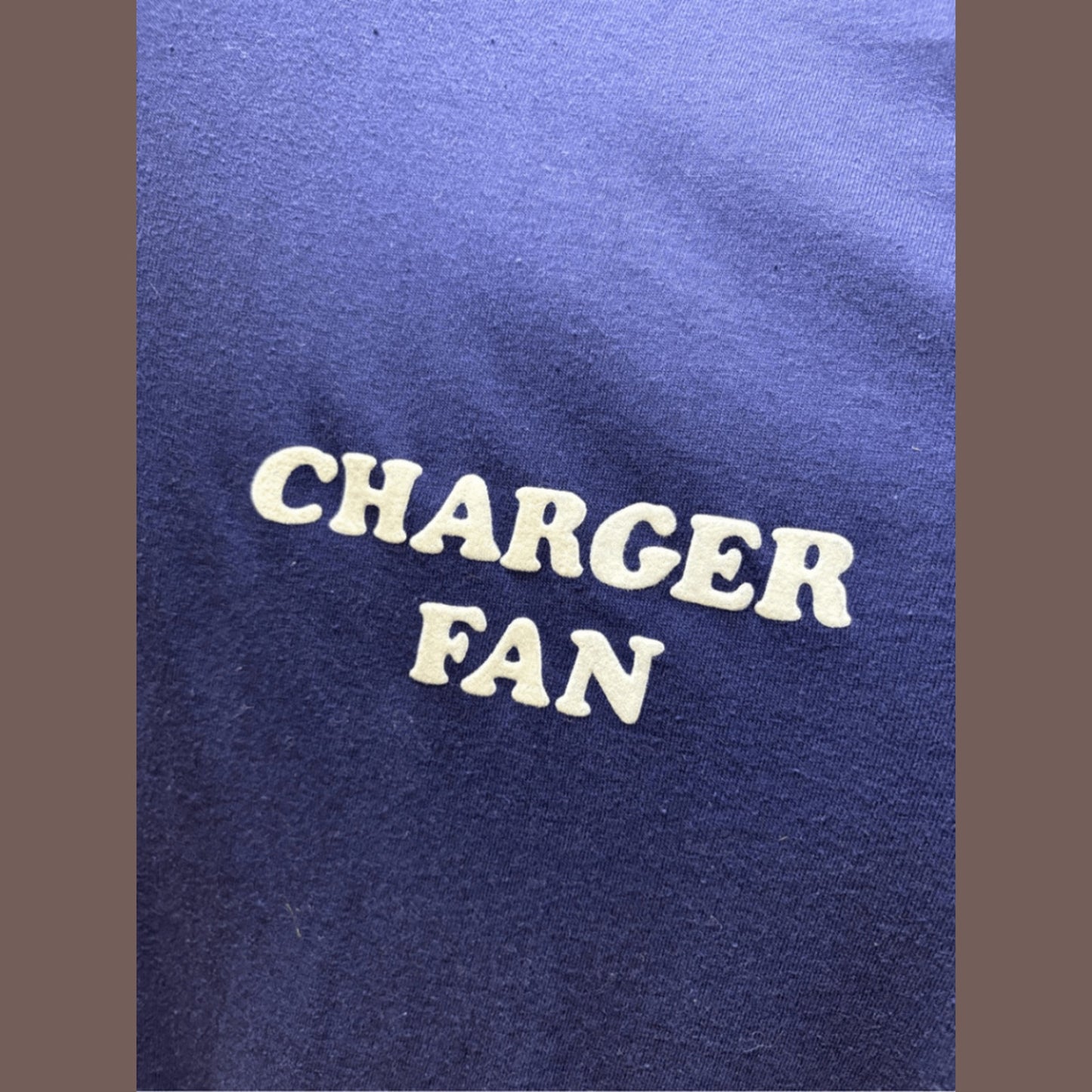 Vintage Belton Charger Fan Tee – 80s San Diego Chargers Graphic