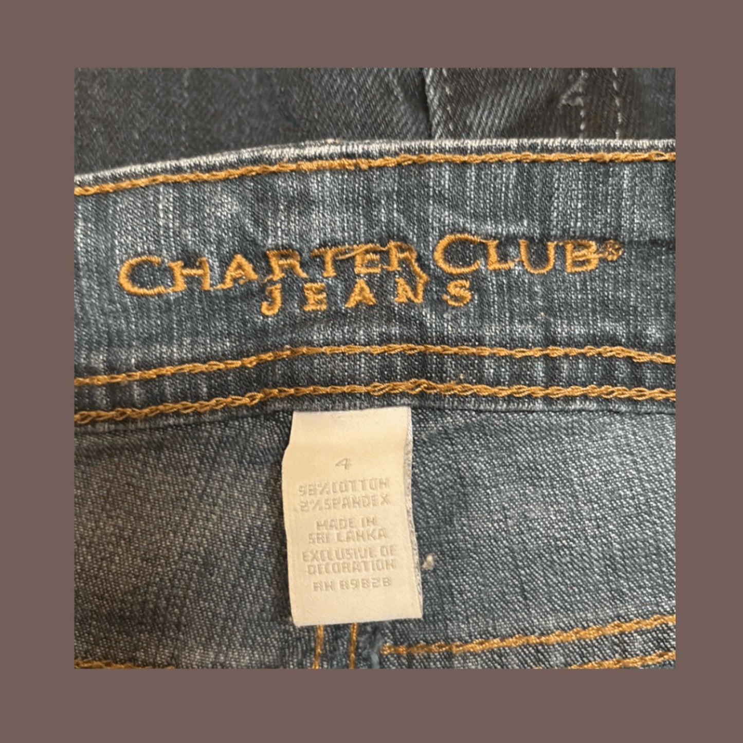 Vintage Charter Club Studded Flare Jeans – Y2K Retro Glam