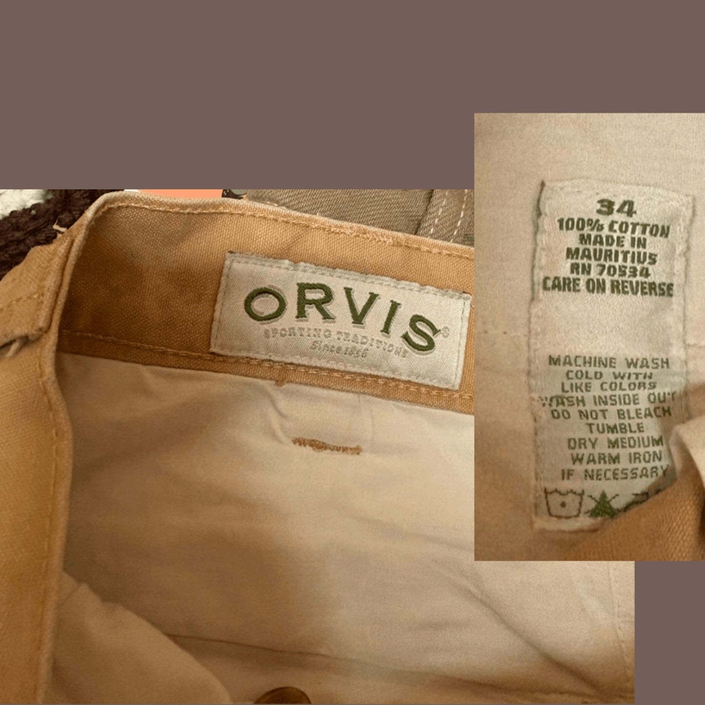 Vintage Orvis Waxed Cotton Field Chino Pants – Rugged Workwear