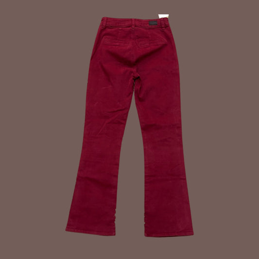 Vintage Paige Claudine Burgundy Flare Jeans – 70s Revival