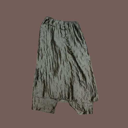 Vintage Barbara Lesser Draped Skort – Metallic Artwear Archive