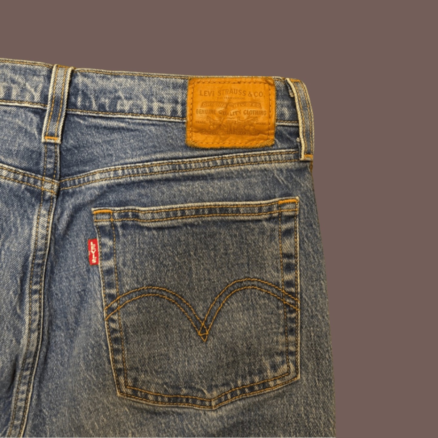 Vintage Levi’s Premium Wedgie Shorts – Raw Hem Custom Crop