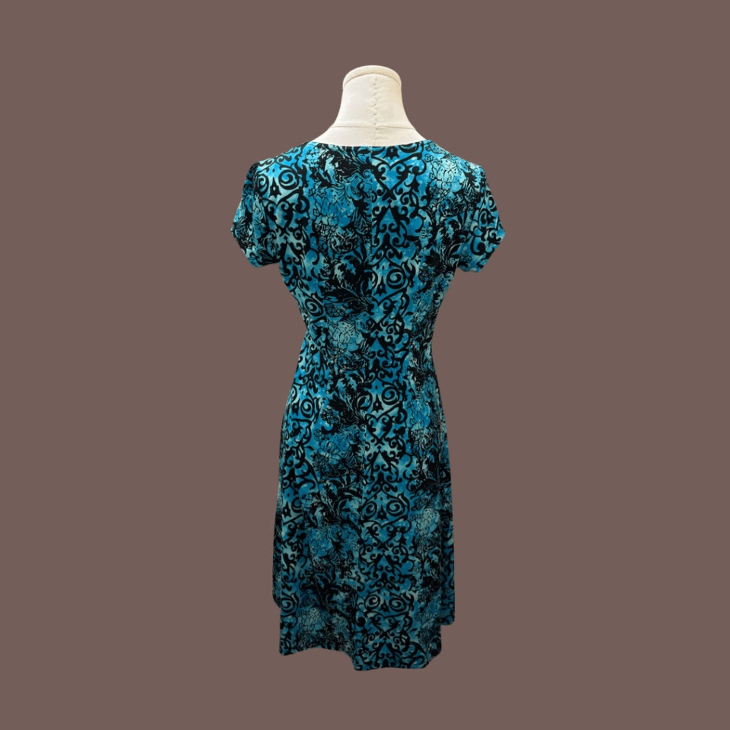 Vintage Connected Apparel Paisley Dress – Y2K Fit & Flare