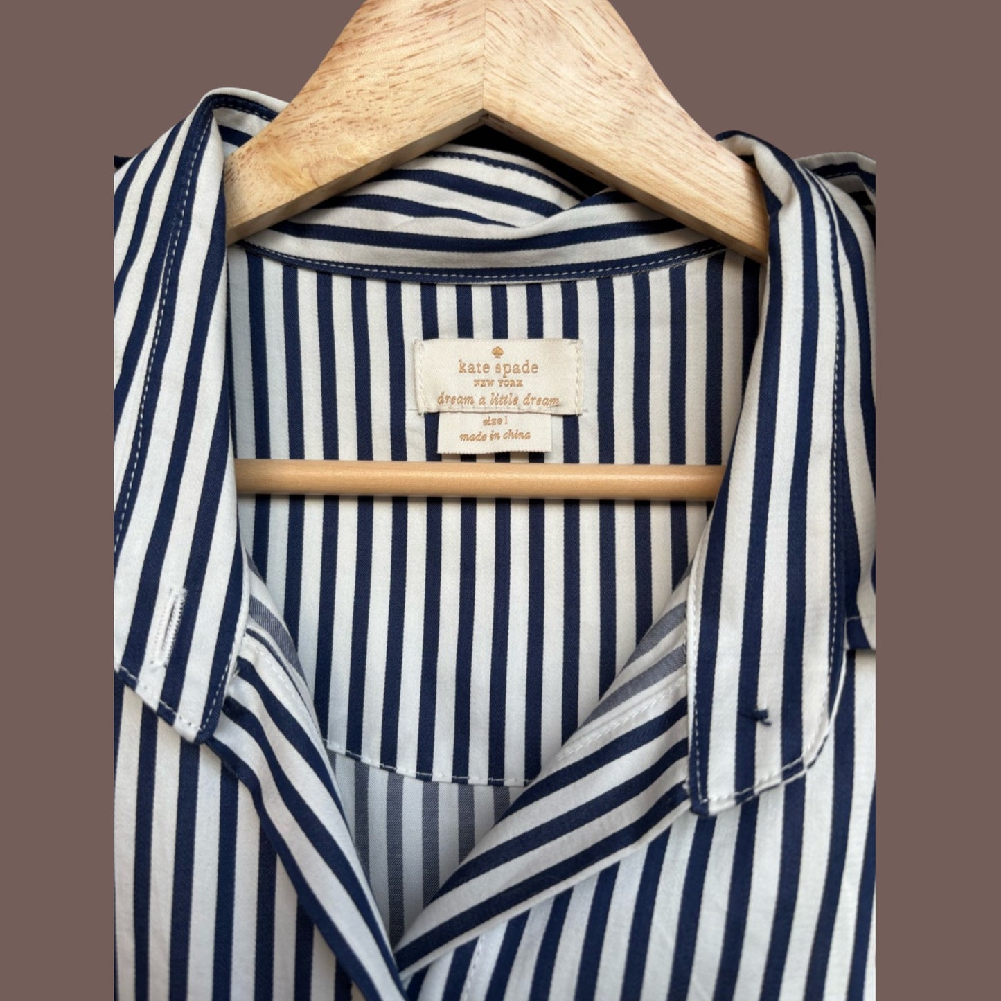 Vintage Kate Spade Striped Shirtdress – Coquette Prep Classic