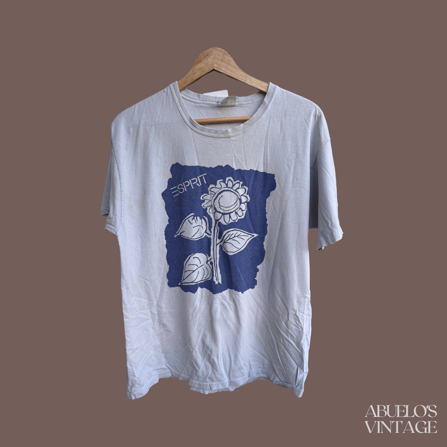 Vintage Esprit Sunflower Graphic T-Shirt – 90s Casual
