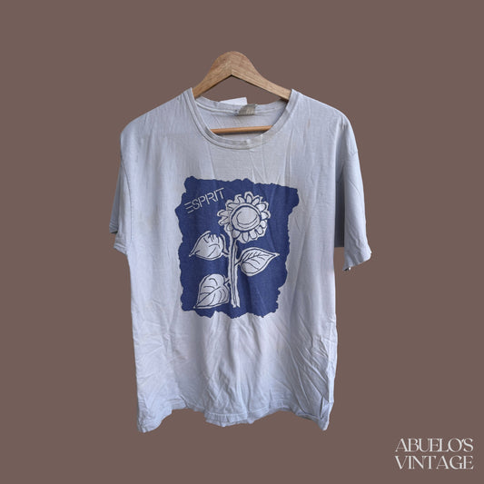 Vintage Esprit Sunflower Graphic T-Shirt – 90s Casual