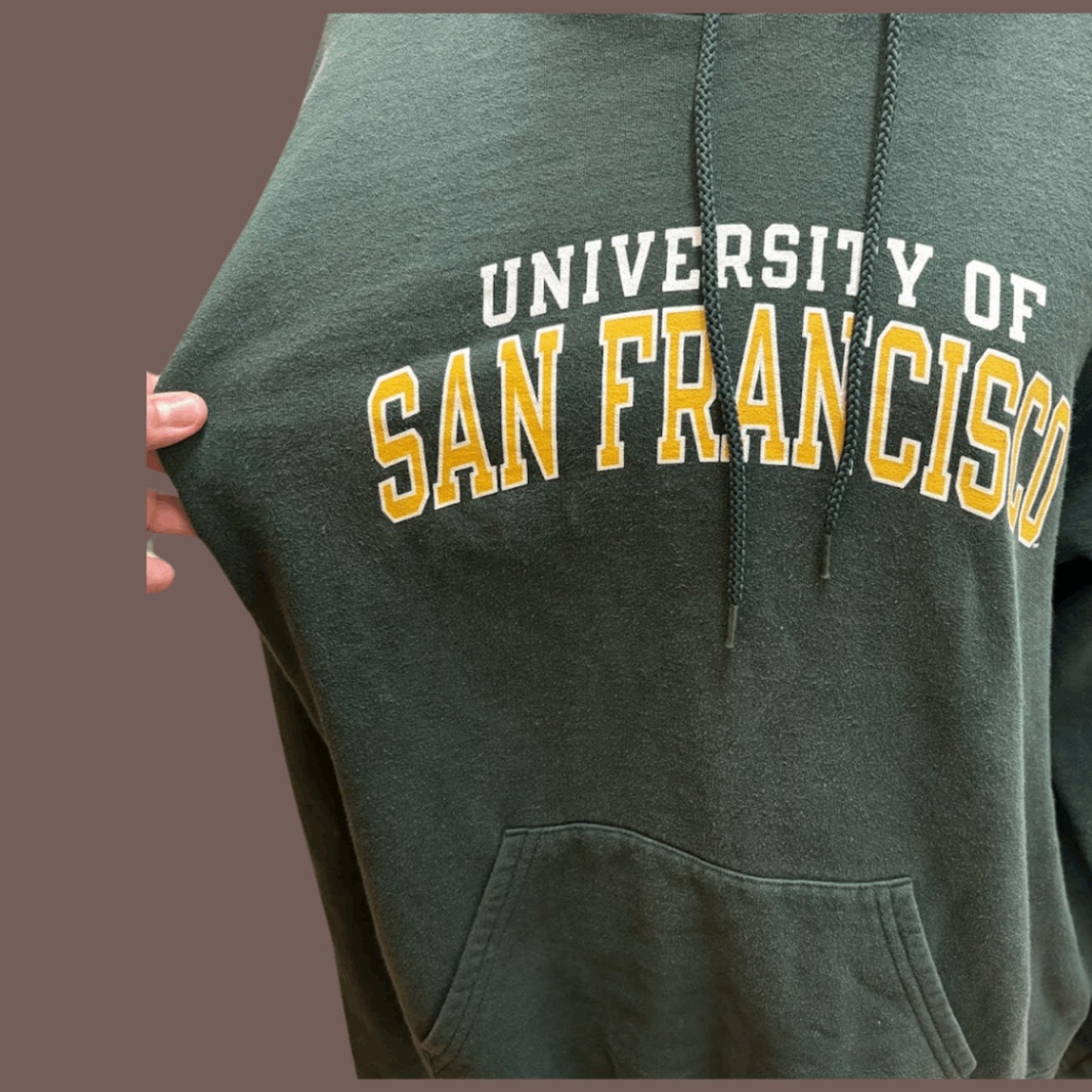 Vintage Champion University of San Francisco Hoodie – Collegiate Classic