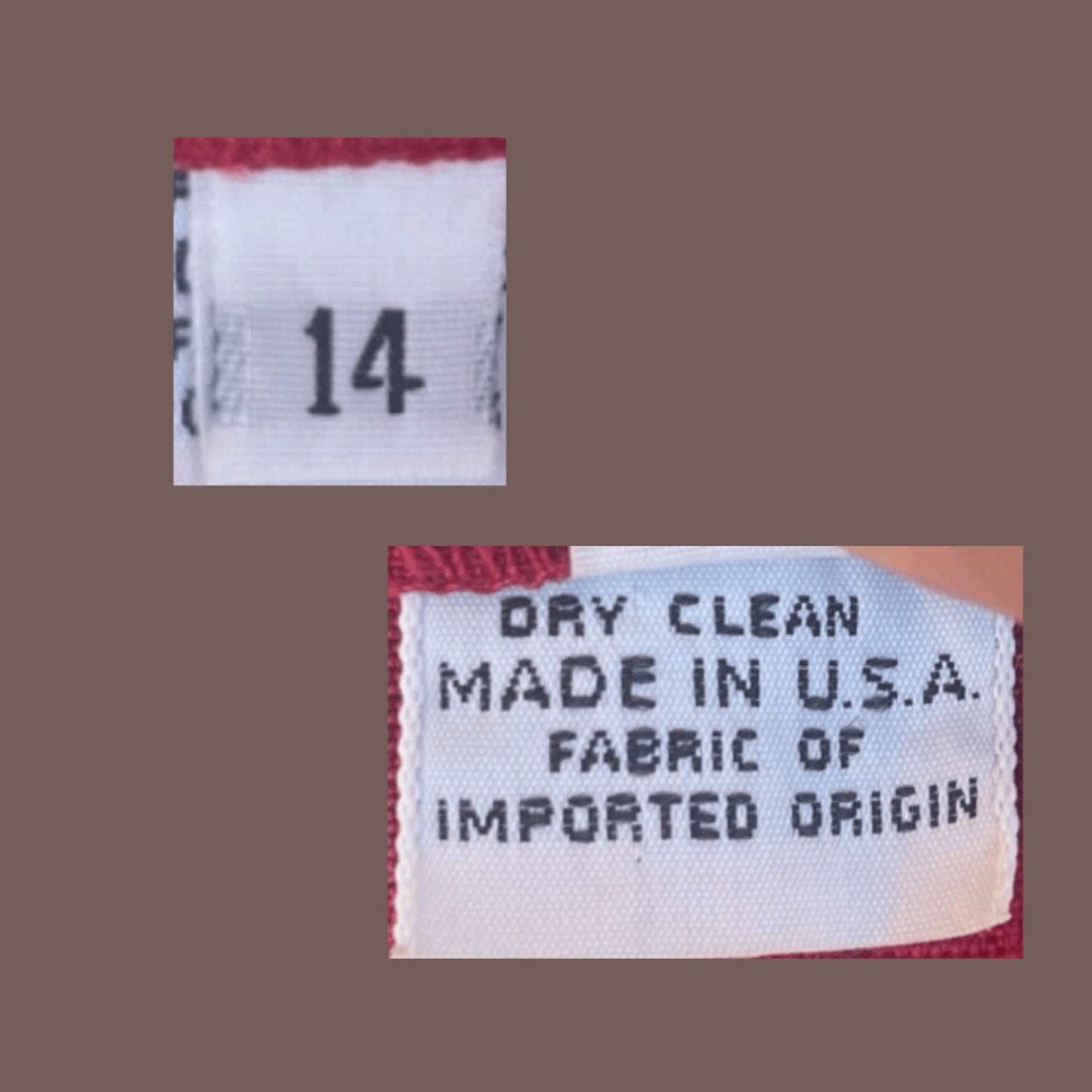 Vintage Red Pleated A-Line Skirt – 90s Dark Academia Classic