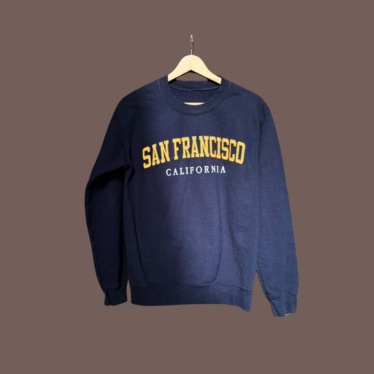 Vintage San Francisco College Crewneck – California Coastal Prep