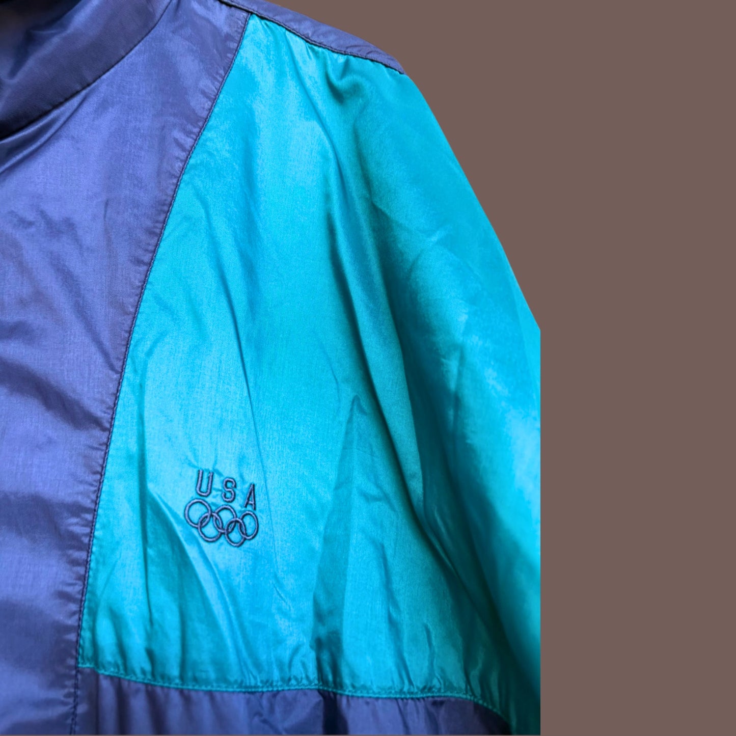 Vintage Team USA Nylon Windbreaker – 90s Olympic Sportswear