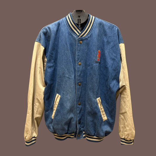 Vintage Six Flags Marine World Varsity Jacket – 90s Dolphin Denim