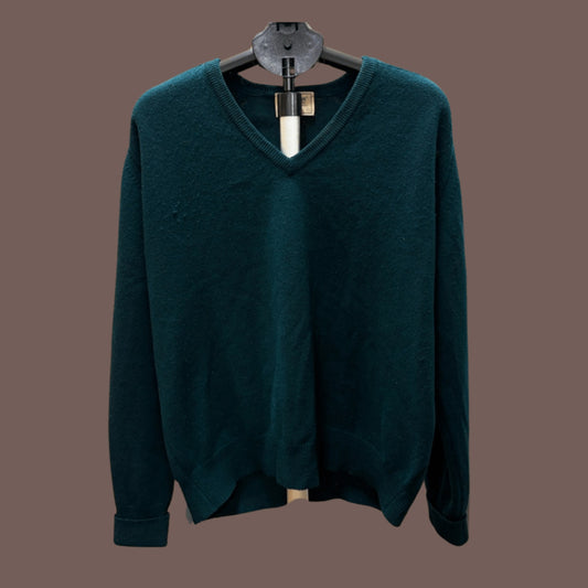 Vintage L.L. Bean Lambswool V-Neck Sweater – 1980s Grandpacore