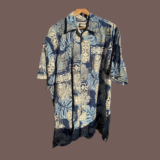 Vintage Go Barefoot Hawaiian Shirt – 90s Island Resortwear