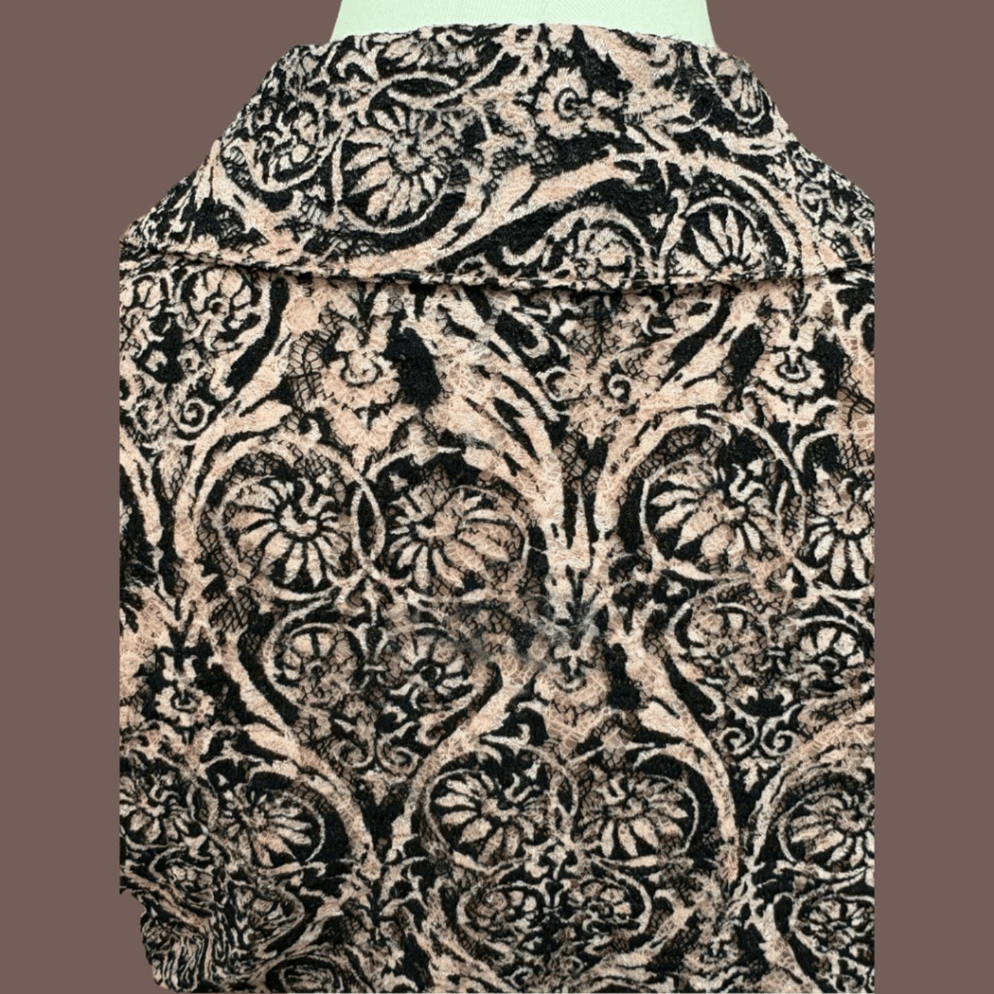 Vintage INC Velvet Damask Halter Top – 2000s Coquette Glam