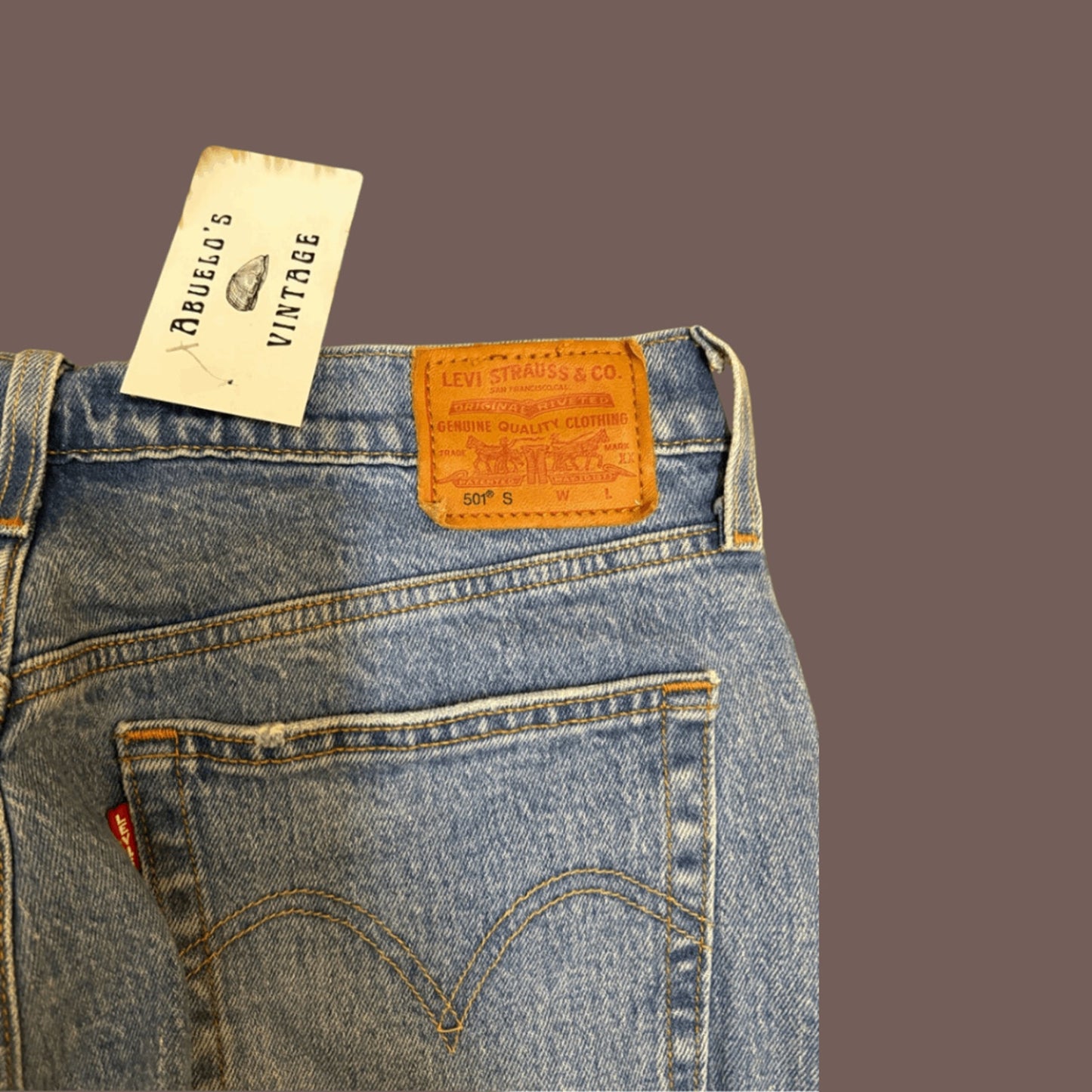 Levi’s Premium 501S Big E Revival Jeans – Distressed Grunge Classic