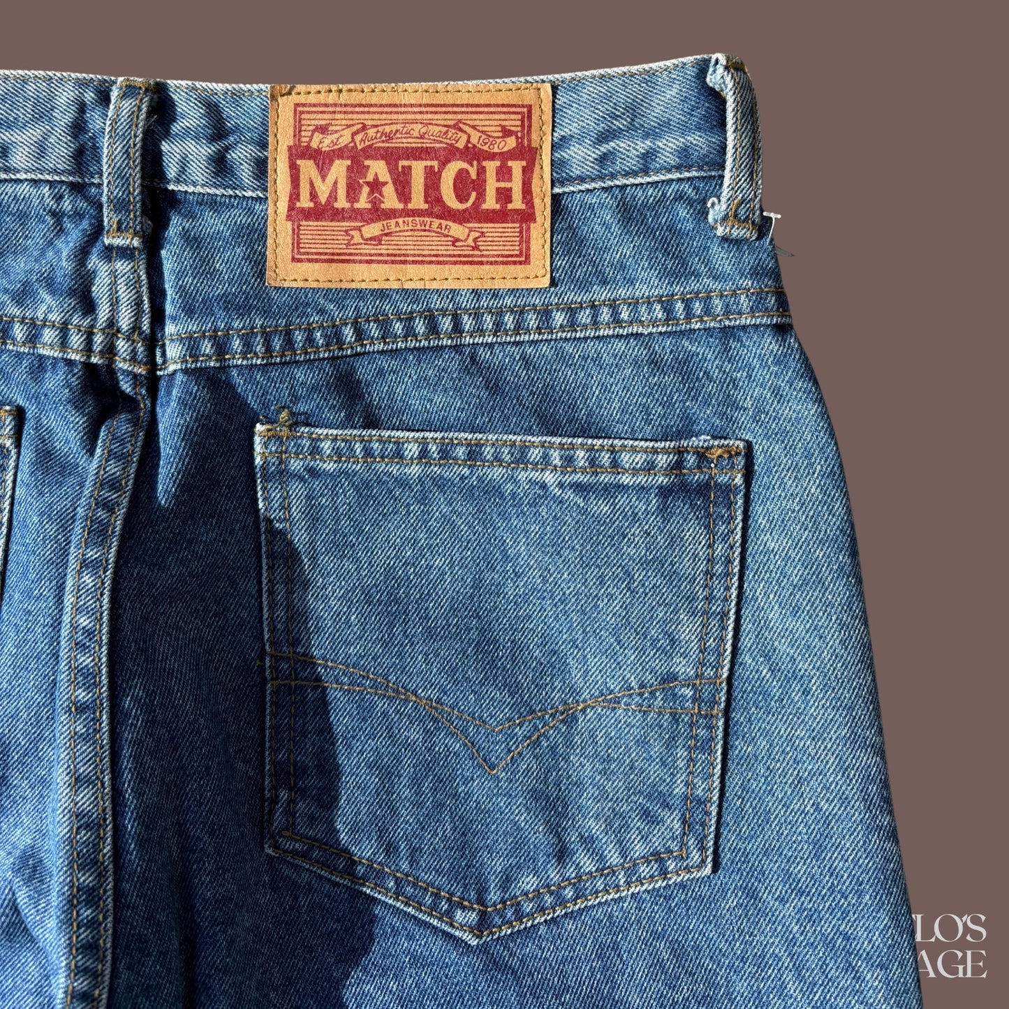 Vintage Match High Rise Tapered Jeans – 90s Classic Denim