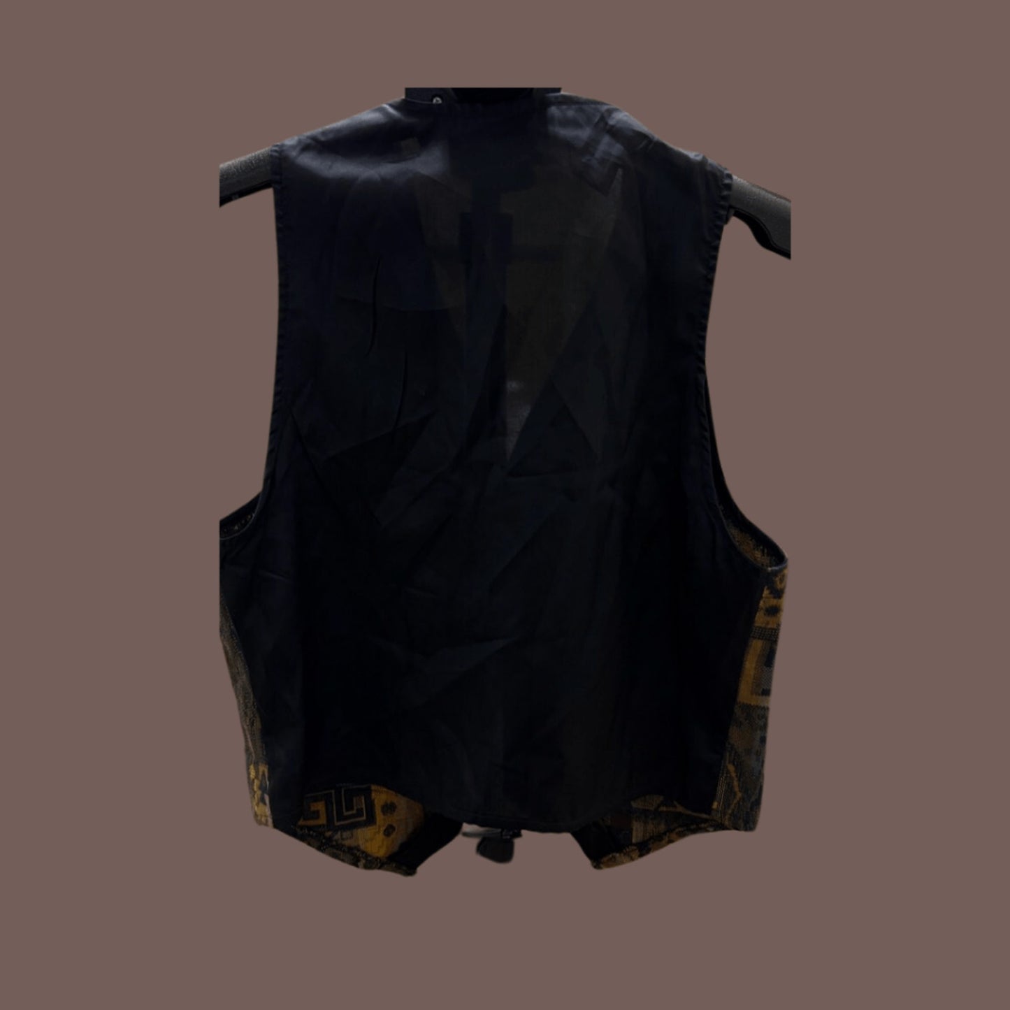 Vintage TRY Southwestern Tapestry Vest – 90s Boho Western