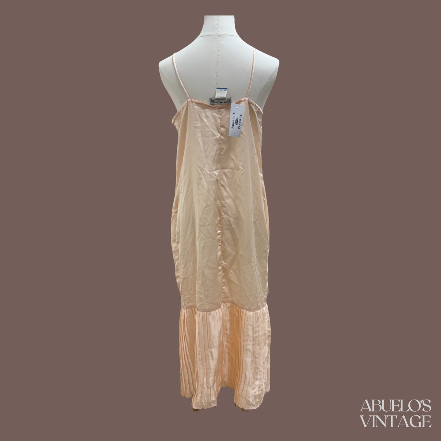 Vintage Scott McClintock Satin Slip Dress – 90s Romantic