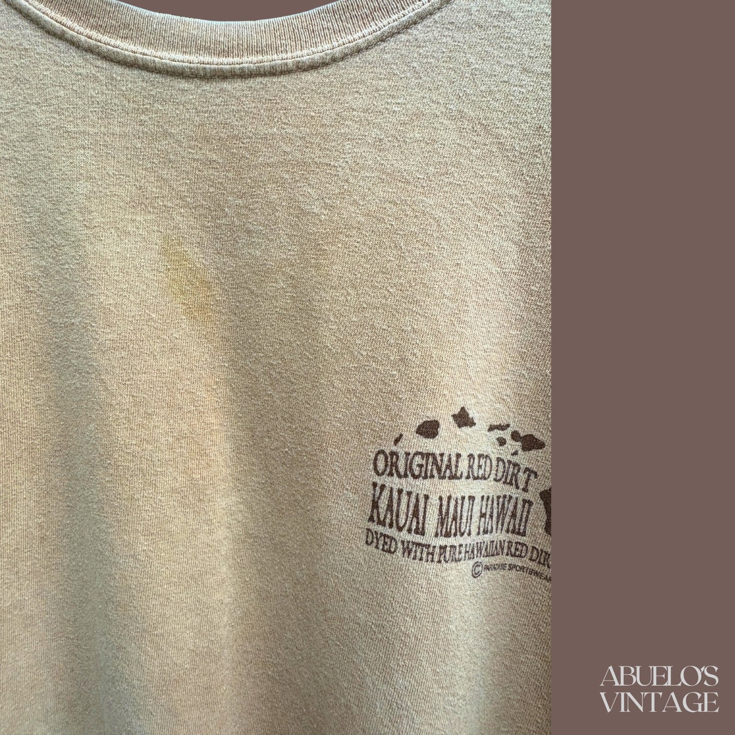 Vintage Kauai Maui Hawaii Red Dirt Graphic Tee – Island Souvenir