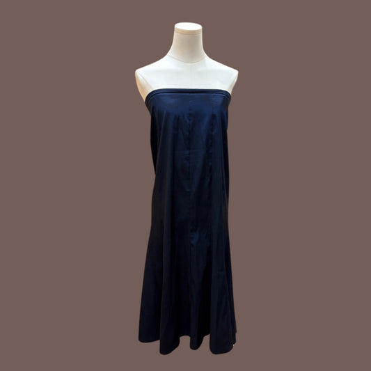 Vintage Xscape Navy Strapless Gown – Y2K Evening Elegance
