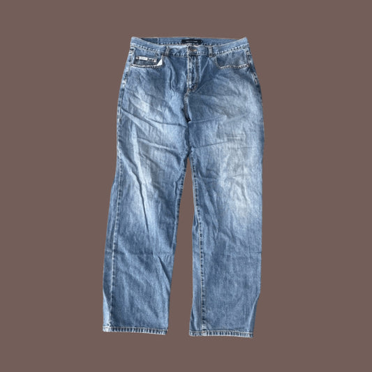 Vintage Calvin Klein Straight Leg Jeans – 90s Grandpacore Essential