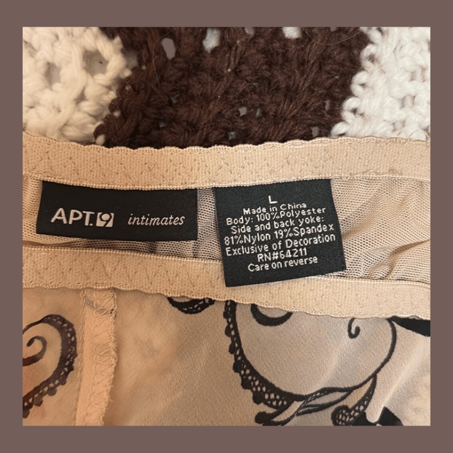 Vintage APT.9 Intimates Lace Slip Dress – 2000s Coquette Glam