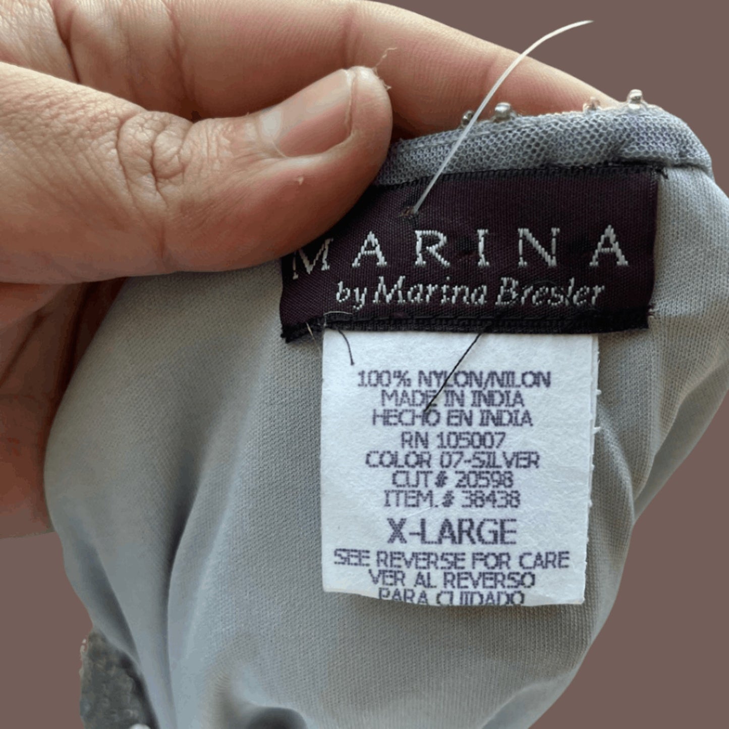 Vintage Marina Beaded Sequin Tank Top – 90s Minimal Glam