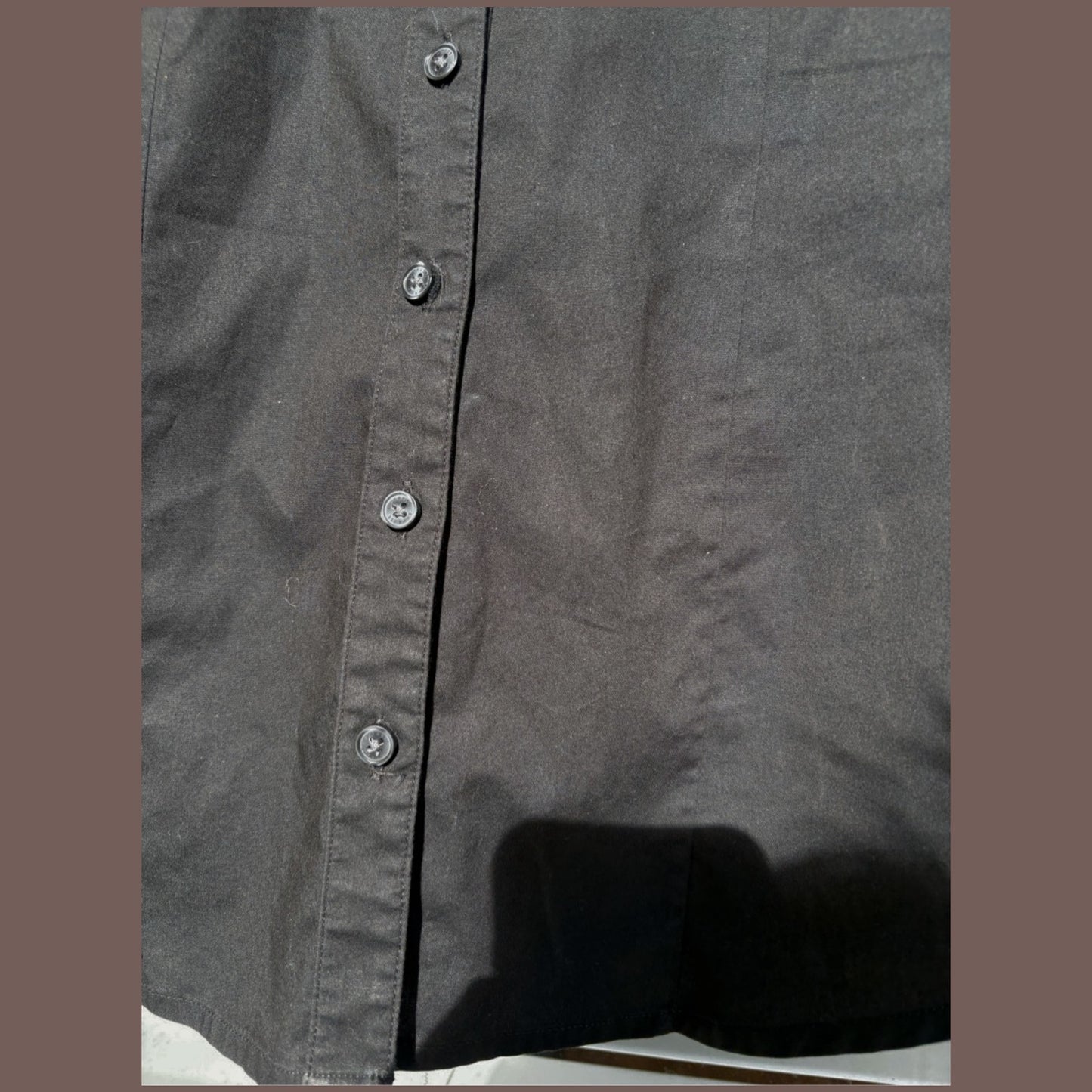 Vintage Express Stretch Buttondown – Office Siren Black Classic