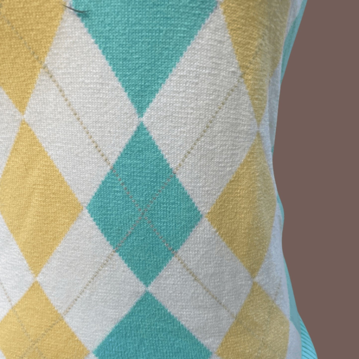 Vintage IZOD Argyle Knit Vest – Y2K Light Academia