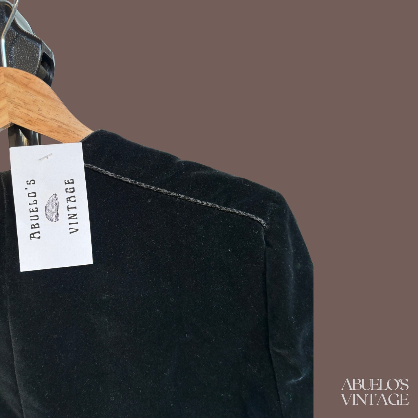 Vintage I. Magnin Velvet Blazer Jacket – Minimalist Evening