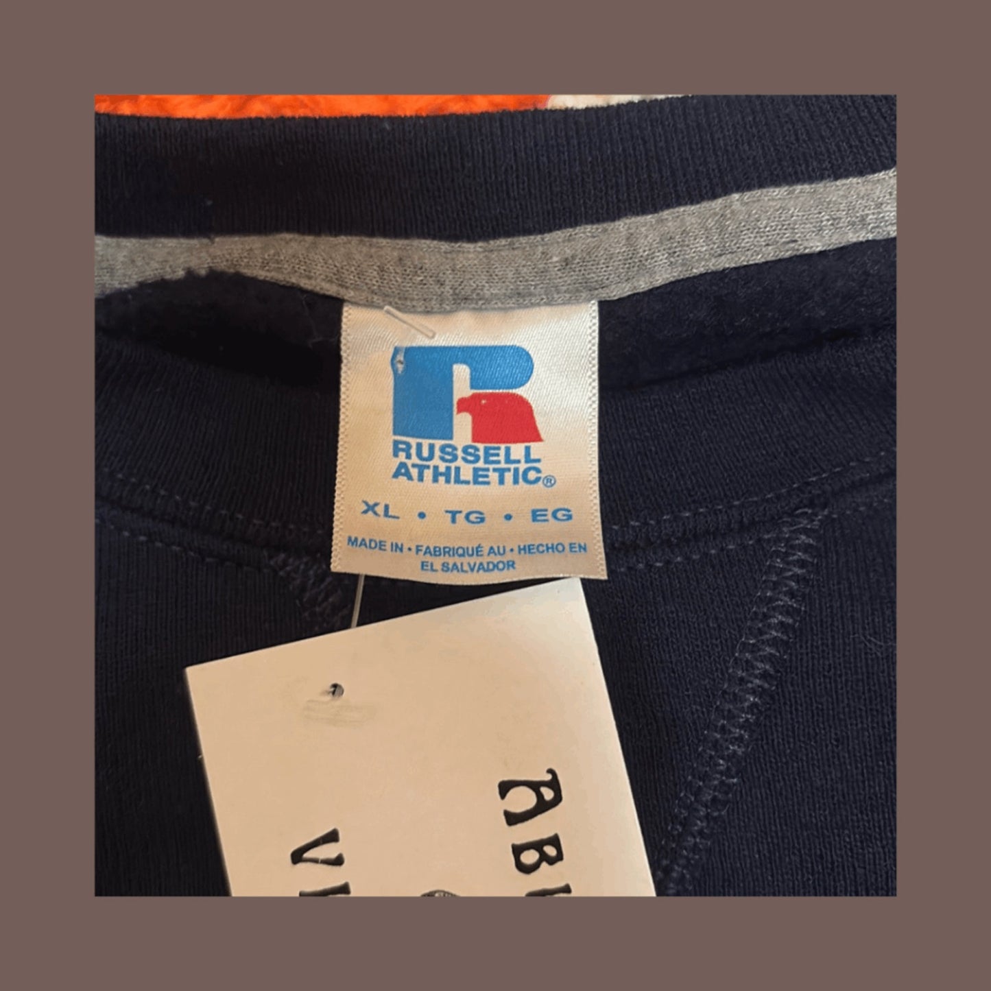 Vintage Russell Athletic Crewneck Sweatshirt – Classic Navy Fleece