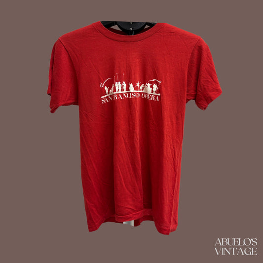 Vintage Screen Stars San Francisco Opera Tee – 80s Balletcore
