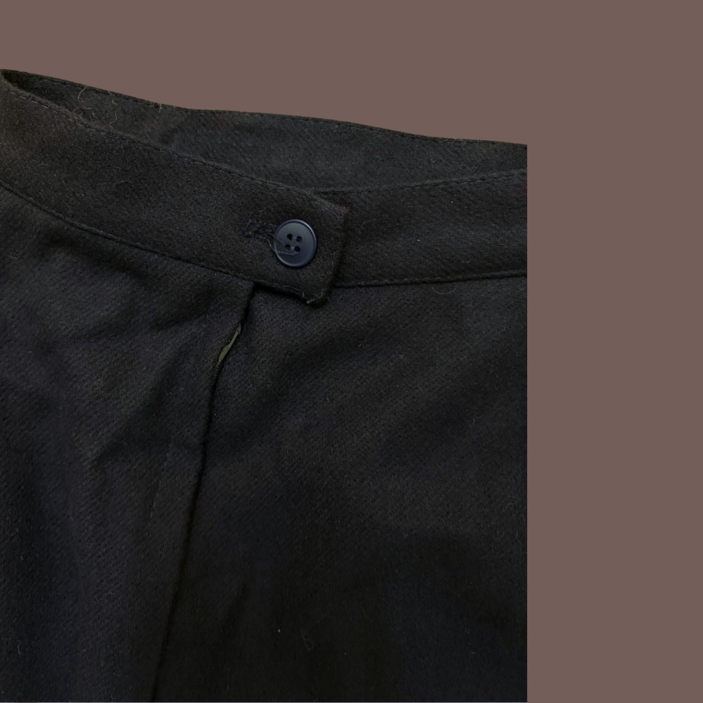 Vintage Briggs Wool A-Line Skirt – 90s Minimal Academia