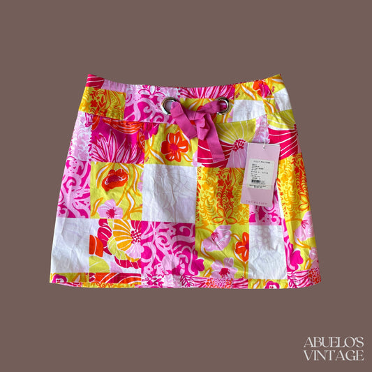 Vintage Lilly Pulitzer Rory Skirt Patchwork Mini – Resort Chic