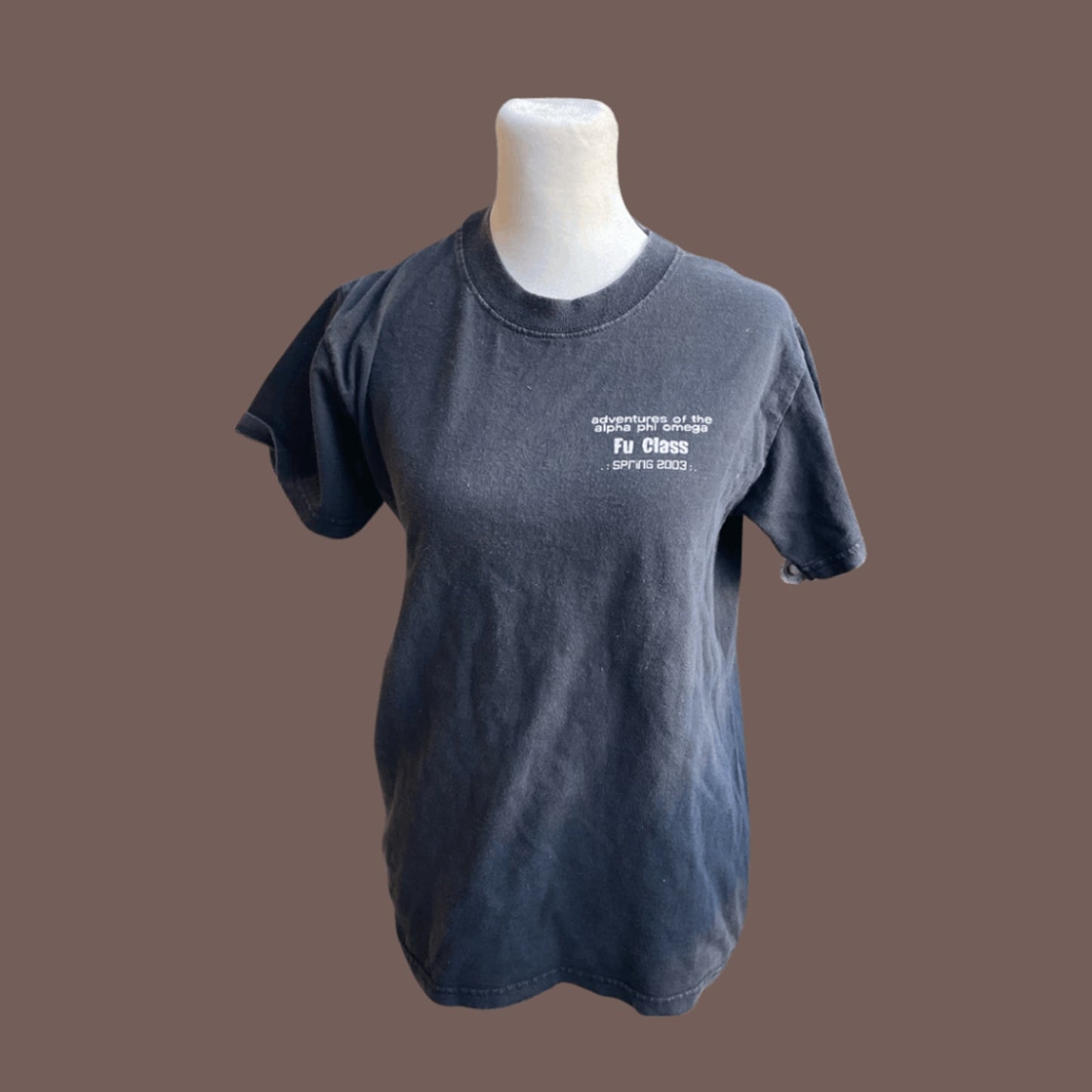 Vintage Alpha Phi Omega Tee – 2000s College Graphic