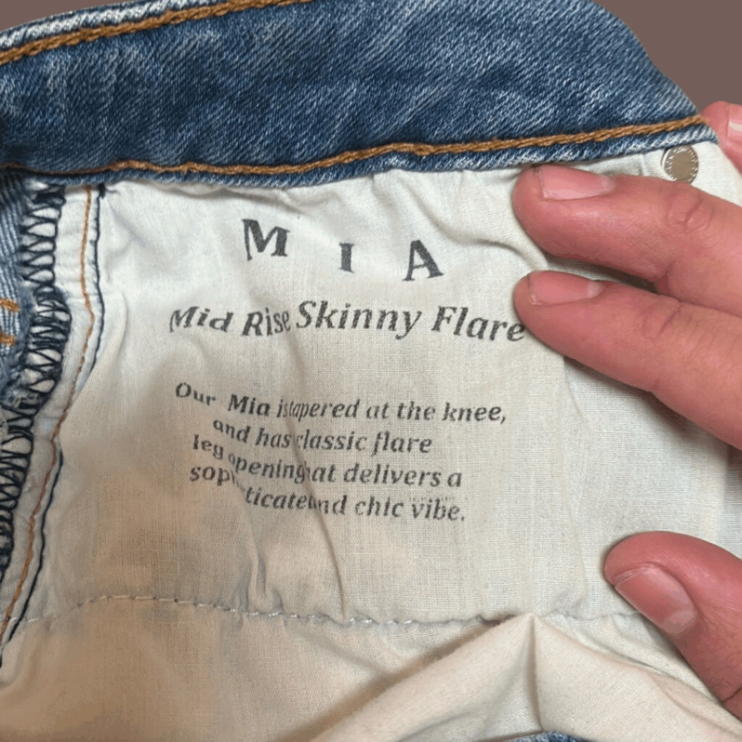 Black Orchid Skinny Flare Jeans – Mid Rise Denim Revival