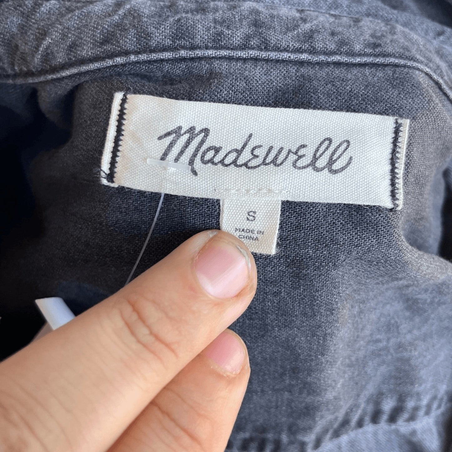 Vintage Madewell Washed Cotton Pullover – Oversized Essential